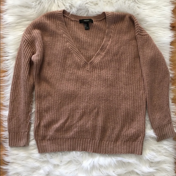Forever 21 Sweaters - 🌺Forever 21 mauve color sweater size S Forever 21 Sweaters - 🌺Forever 21 mauve color sweater size S